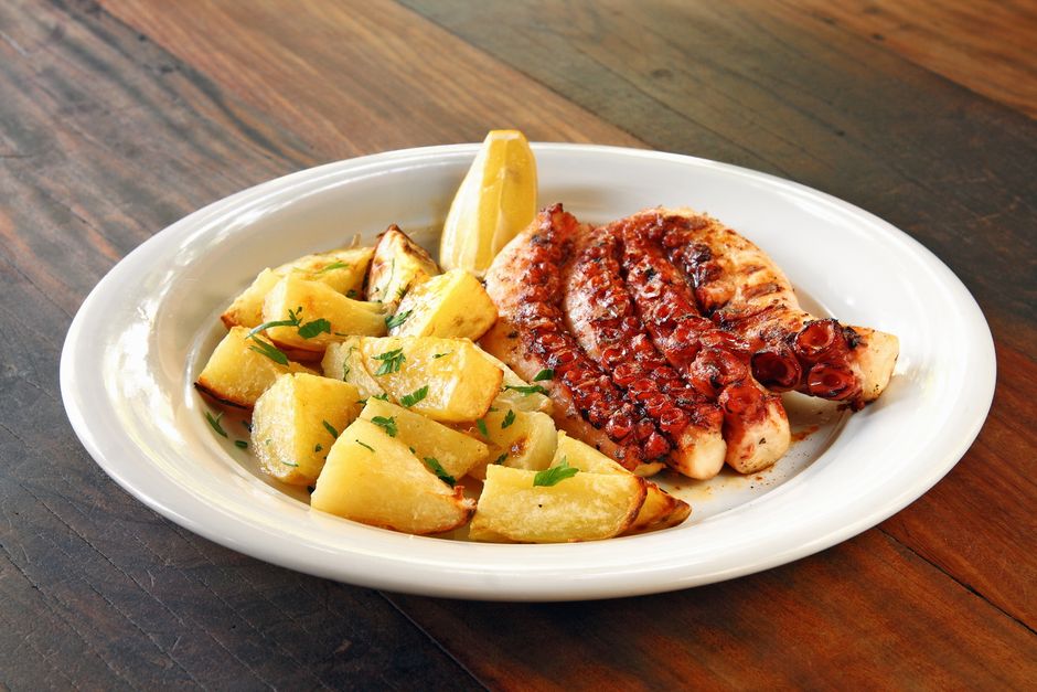Polvo à Lagareiro com Batatas